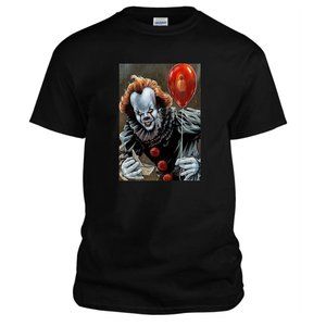 PENNYWISE IT GRAPHIC SHIRT 100% COTTON BLACK